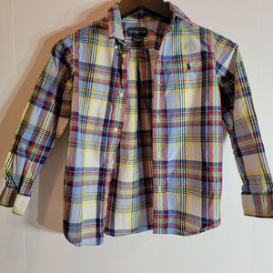 Boys Ralph Lauren Long Sleeve dress shirt Size 7